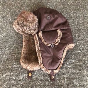 Furry Brown winter hat